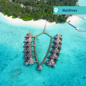 Overwater Bungalows in the Maldives